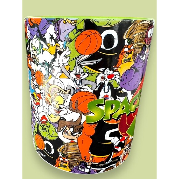 SPACE JAM Bugs Bunny Sylvester Daffy Duck Taz Marvin Looney Tunes Coffee Mug - Picture 6 of 7
